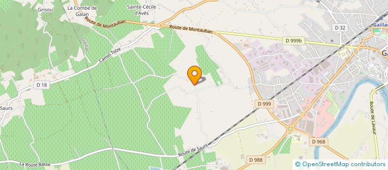 localisation de l'entreprise M.C.M.R TAXI  GAILLAC