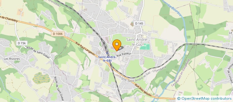 localisation de l'entreprise M.C.M.S.  SAINT-ANDRE-LE-GAZ
