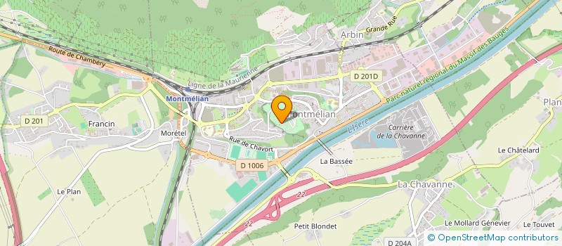 localisation de l'entreprise M-C MELI MELOU à MONTMELIAN