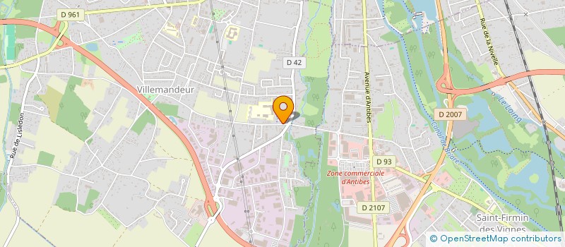 localisation de l'entreprise M.C.N. à VILLEMANDEUR