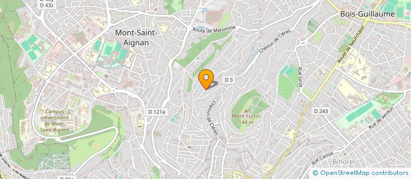 localisation de l'entreprise M.C.N.  MONT-SAINT-AIGNAN