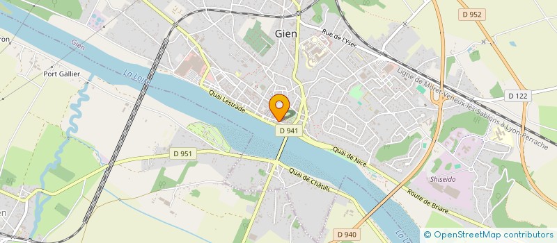 localisation de l'entreprise M.C.N à GIEN