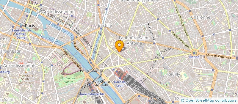 localisation de l'entreprise M.C.N.E. à PARIS