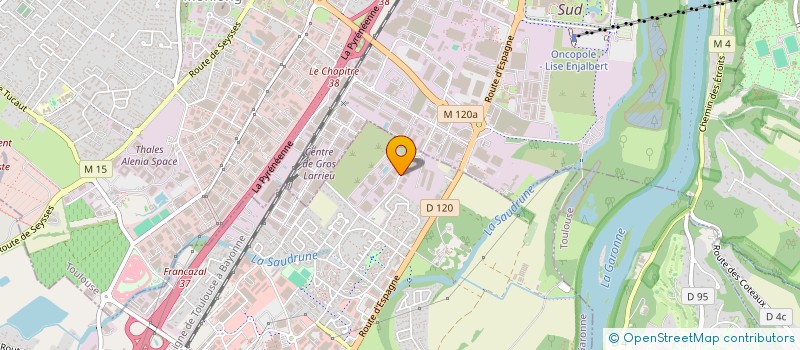 localisation de l'entreprise M C O  PORTET-SUR-GARONNE