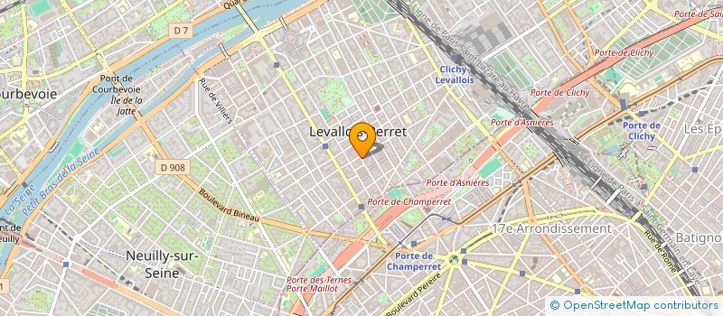 localisation de l'entreprise M.C.P. à LEVALLOIS-PERRET