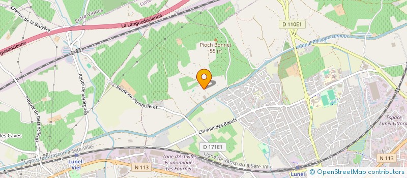 localisation de l'entreprise M C P à LUNEL