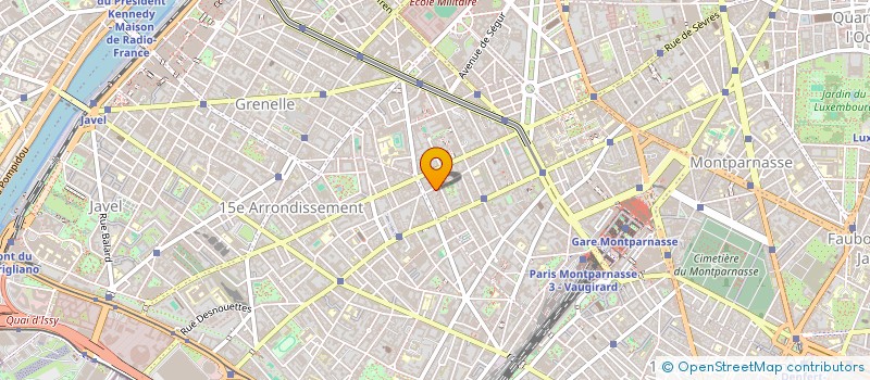 localisation de l'entreprise M.C.P.A.  PARIS