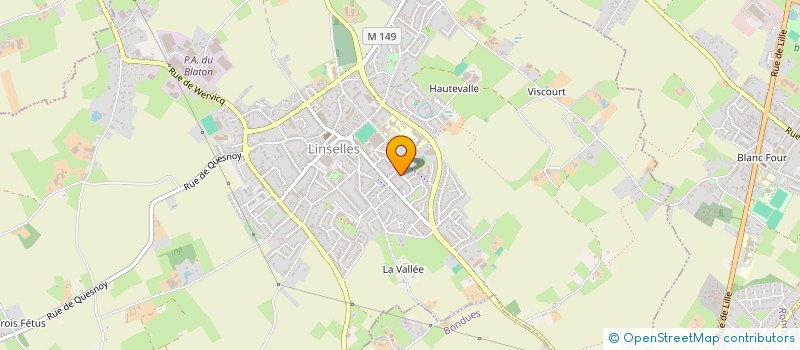 localisation de l'entreprise M C P A INVEST  LINSELLES