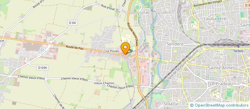 localisation de l'entreprise M C P RESTAURATION  IBOS