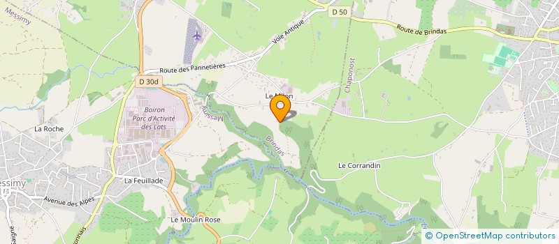 localisation de l'entreprise M&C PATRIMOINE  BRINDAS