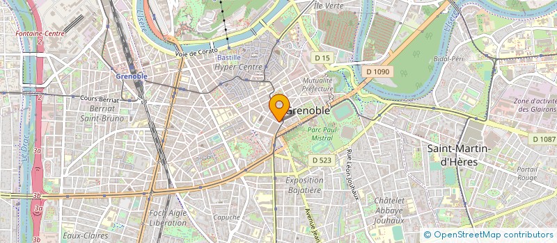 localisation de l'entreprise M.C. PROPRETE à GRENOBLE