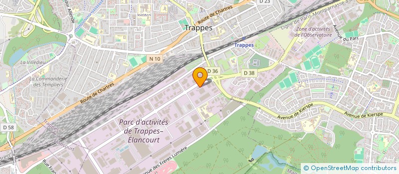 localisation de l'entreprise M.C.R à TRAPPES