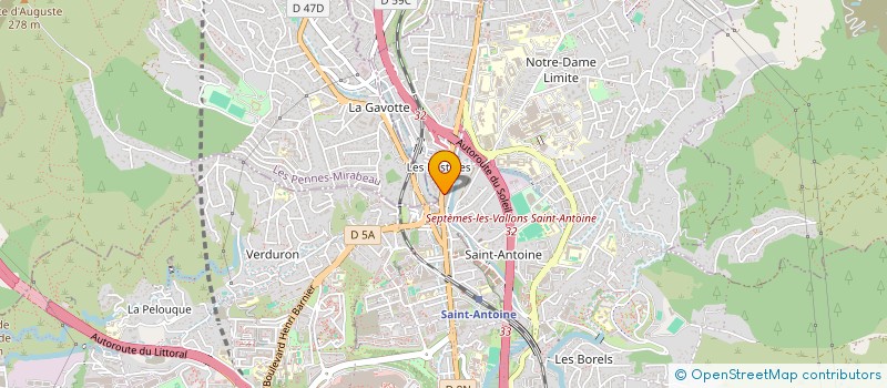 localisation de l'entreprise M C R à MARSEILLE
