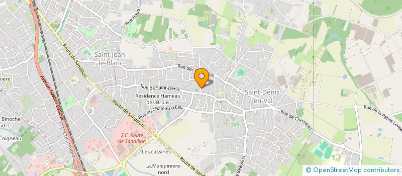 localisation de l'entreprise M.C.R. 45 à SAINT-DENIS-EN-VAL
