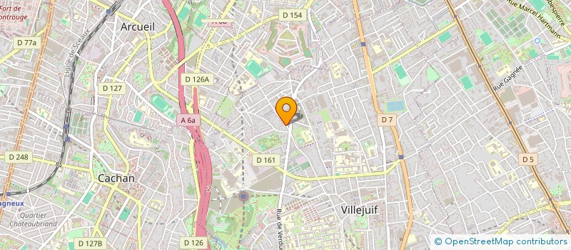 localisation de l'entreprise M C R  VILLEJUIF