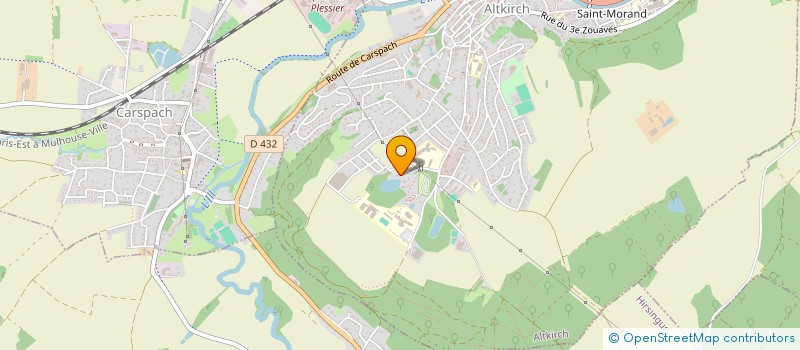 localisation de l'entreprise M.C.R.  ALTKIRCH