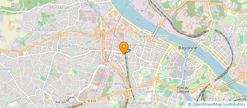 localisation de l'entreprise M.C.R. à BAYONNE