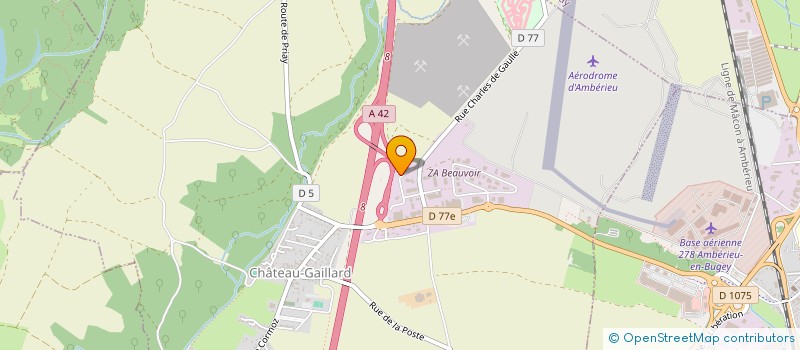 localisation de l'entreprise M.C.R RENOV BATI à CHATEAU-GAILLARD