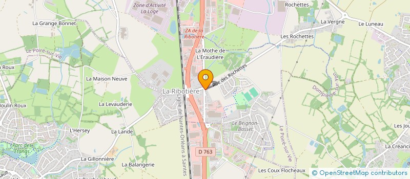 localisation de l'entreprise M.C. RACING TEAM à LE POIRE-SUR-VIE