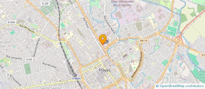 localisation de l'entreprise M C REGIE à TROYES