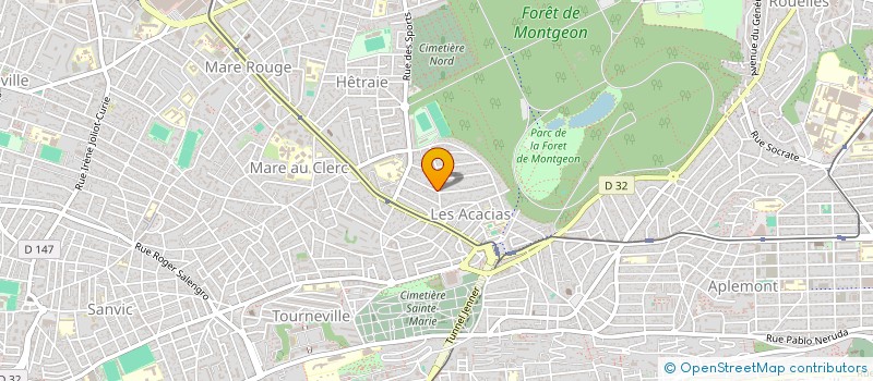 localisation de l'entreprise M C RENOVATION à LE HAVRE