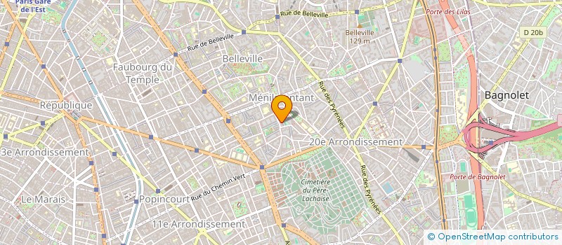 localisation de l'entreprise M.C.S. à PARIS