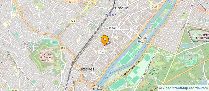 localisation de l'entreprise M.C.S. à SURESNES