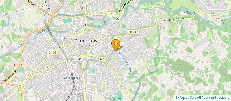 localisation de l'entreprise M.C.S à CARPENTRAS