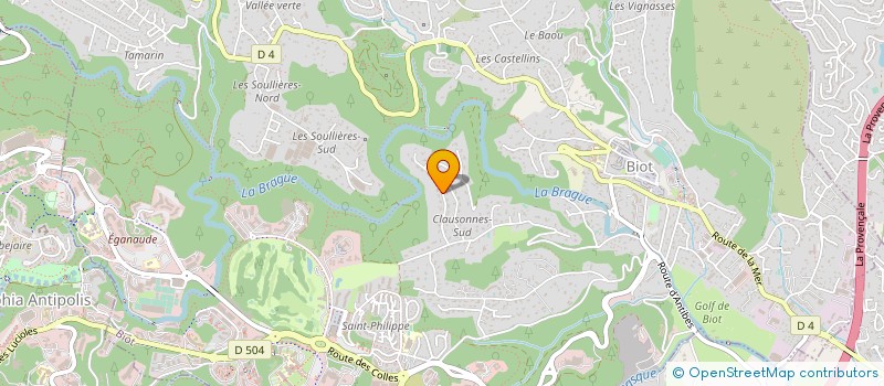 localisation de l'entreprise M.C.S.  BIOT