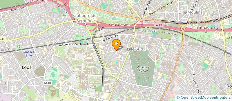 localisation de l'entreprise M.C.S.B. à LILLE