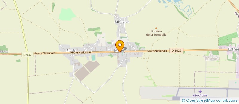 localisation de l'entreprise M.C.S.I. MATERIEL & CONSEILS EN SECURITE INCENDIE à ESTREES-MONS