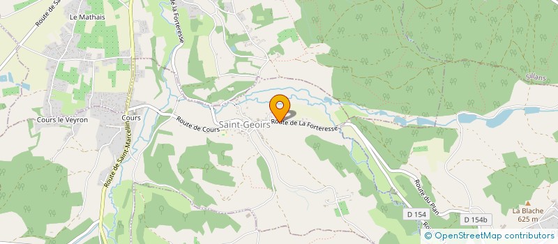 localisation de l'entreprise M.C.S. MONTAGE-CHARPENTE-SERRURERIE  SAINT-GEOIRS