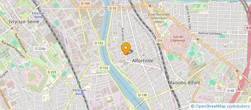 localisation de l'entreprise M.C.S.S.  ALFORTVILLE