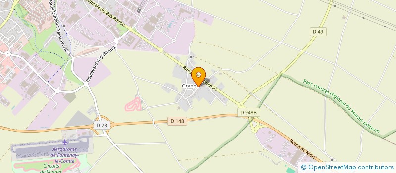 localisation de l'entreprise M.C SABLAGE  FONTENAY-LE-COMTE