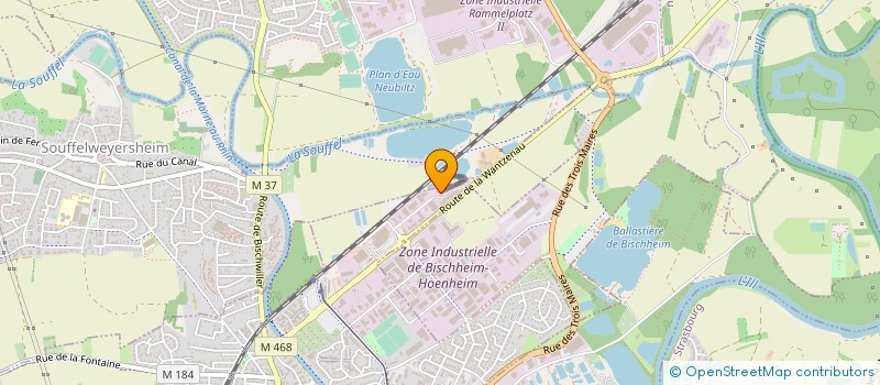 localisation de l'entreprise M-C SECURITE à HŒNHEIM