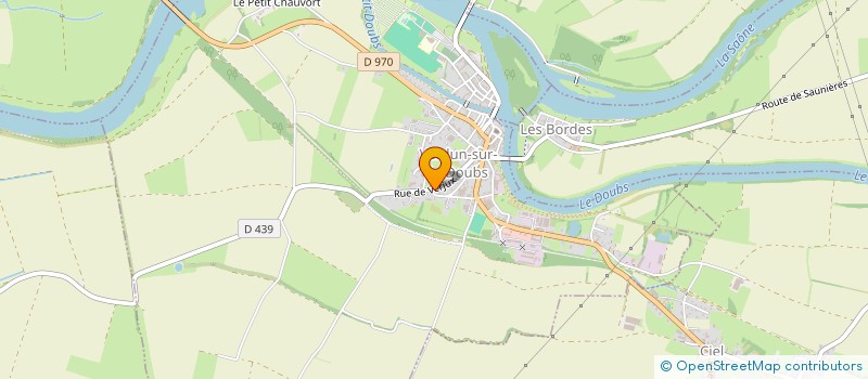 localisation de l'entreprise M.C. SERVICE INFORMATIQUE à VERDUN-SUR-LE-DOUBS