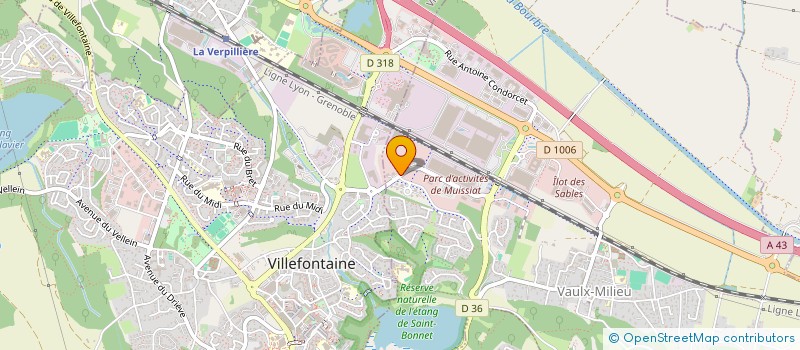 localisation de l'entreprise M.C. SOLUTIONS à VAULX-MILIEU