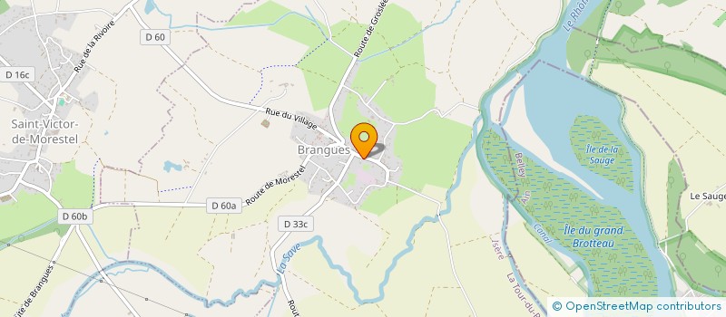 localisation de l'entreprise M.C.T.  SAINT-VICTOR-DE-MORESTEL