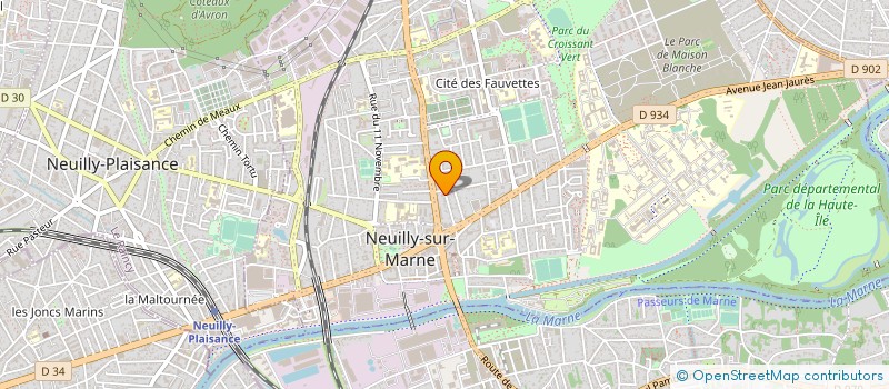 localisation de l'entreprise M.C TRANSPORT EXPRESS  NEUILLY-SUR-MARNE