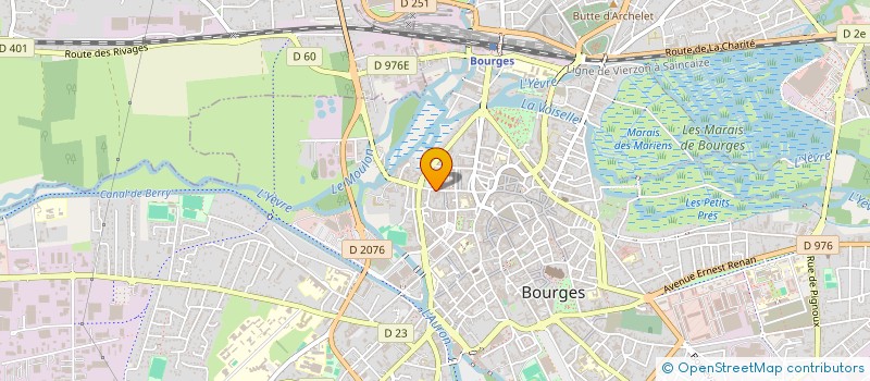 localisation de l'entreprise M.C. TRAVEL  BOURGES