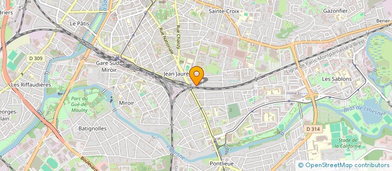 localisation de l'entreprise M.C.V.A. à LE MANS