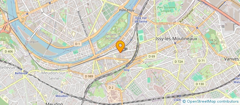 localisation de l'entreprise M C V CONSULTANTS à ISSY-LES-MOULINEAUX