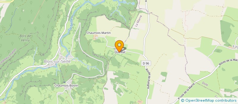 localisation de l'entreprise M.C.V.E.  LA MARRE