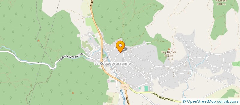 localisation de l'entreprise M C V S à LA ROQUEBRUSSANNE