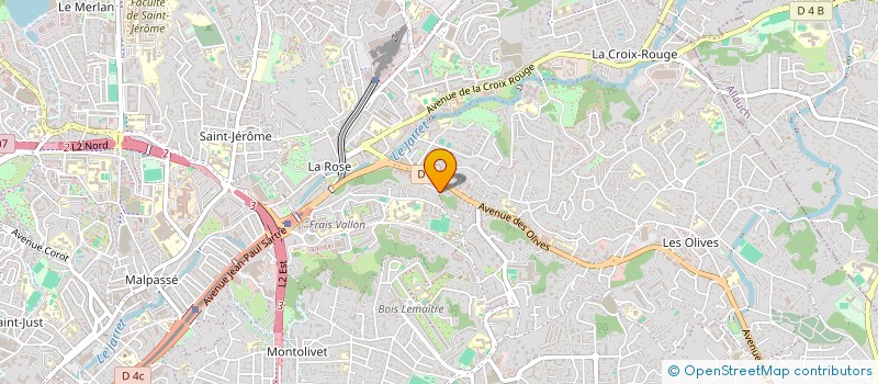 localisation de l'entreprise M.C VIOLONS ROUGES à MARSEILLE