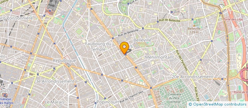 localisation de l'entreprise M.C.Y. à PARIS