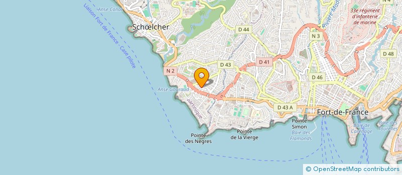 localisation de l'entreprise M-CAP CENTER  SCHOELCHER