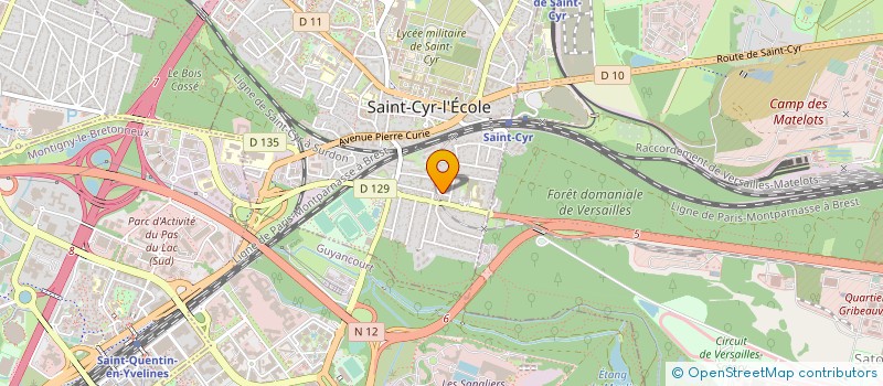 localisation de l'entreprise M'CERAM à SAINT-CYR-L'ECOLE
