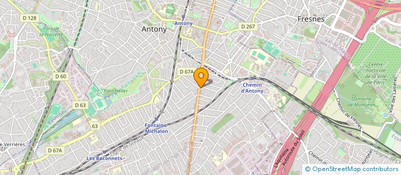 localisation de l'entreprise M.CH.E à ANTONY