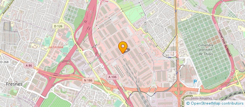 localisation de l'entreprise M. CHARRAIRE - POMMES DE TERRE  CHEVILLY-LARUE